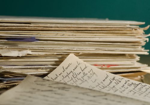 Paper brevbild Hirsch