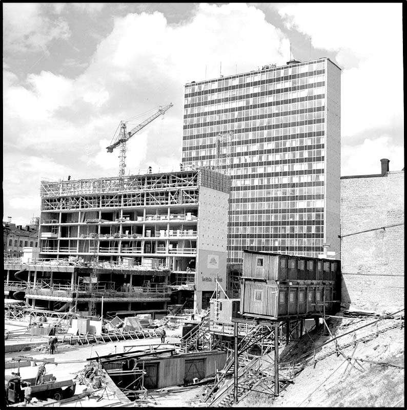 Nya City vid Hötorget. Foto: Lennart af Petersens 1959. Bilden hämtad från Stockholmskällan