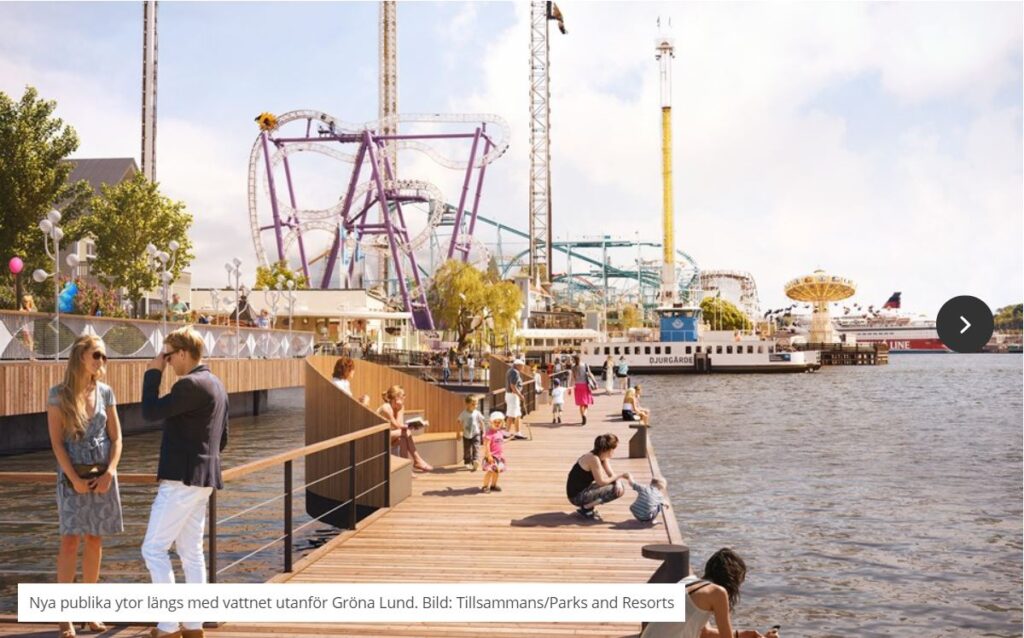 MARK- OCH MILJÖÖVERDOMSTOLEN GER GRÖNT LJUS TILL UTBYGGNADSPLANERNA FÖR GRÖNA LUND