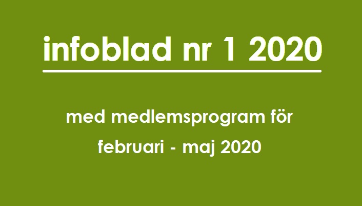 Infobladet nr 1 2020