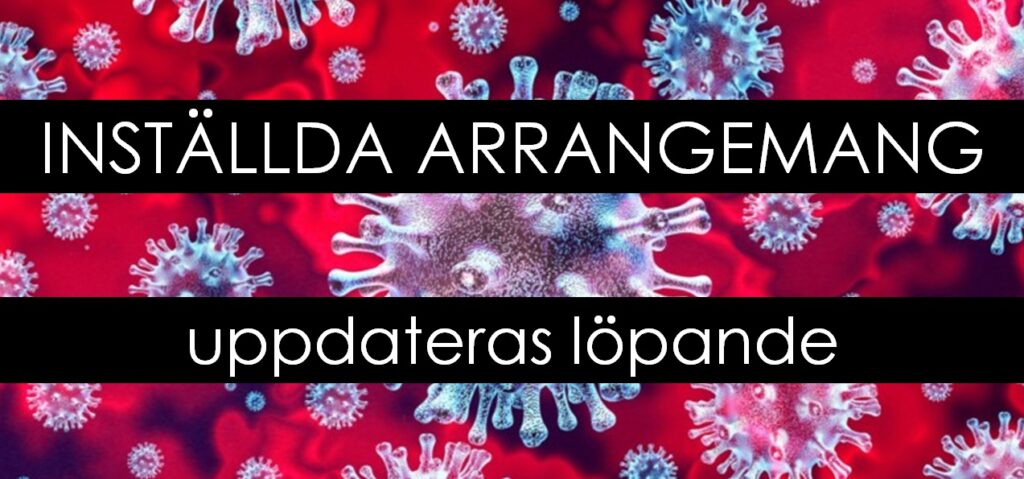 Inställda medlemsprogram november-december