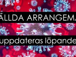 Inställda medlemsprogram november-december