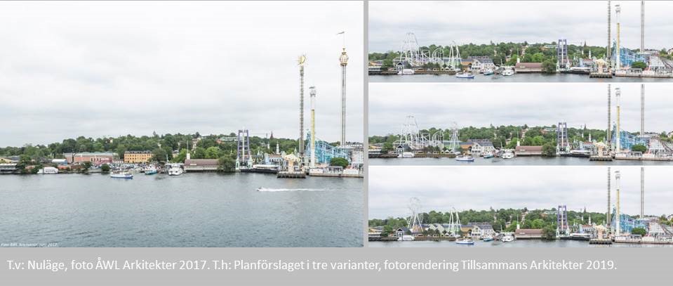 Samfundet S:t Erik överklagar antagen detaljplan för Skeppsholmsviken, Gröna Lund