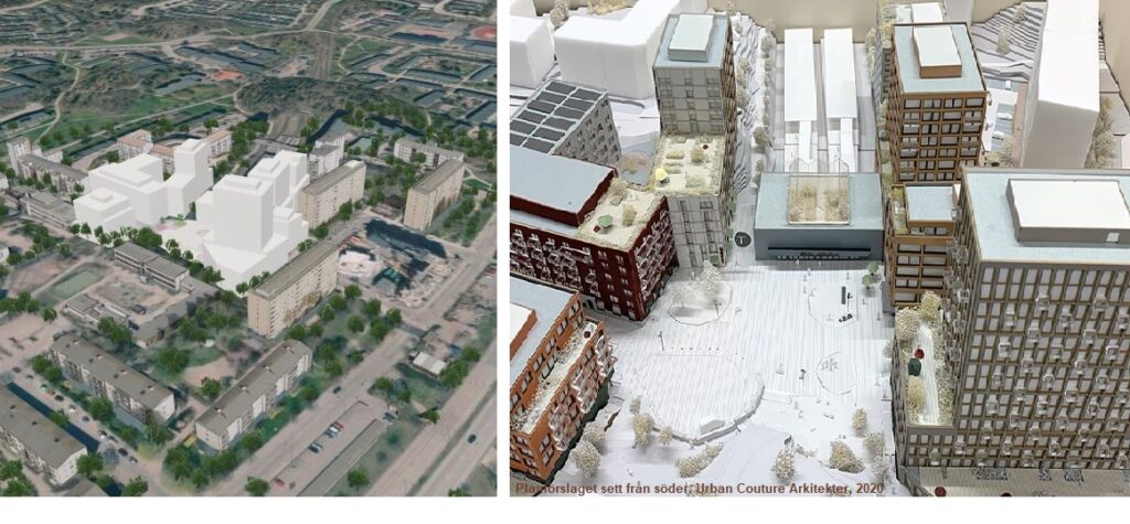 Sätra Centrum rivs i planförslag på samråd - Samfundet S:t Erik har yttrat sig