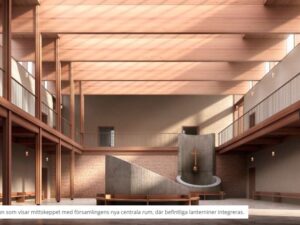 Sankta Eugenias katolska kyrka – Samfundet S:t Erik har yttrat sig över förslag till om- och påbyggnad