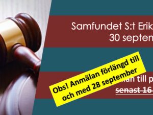 ÅRSMÖTE 30/9 2020 – ANMÄLAN TILL POSTRÖSTNING FÖRLÄNGD t om 28/9