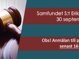ÅRSMÖTE 30/9 2020 – ANMÄLAN TILL POSTRÖSTNING SENAST 16/9