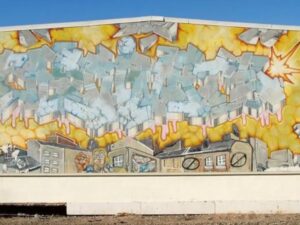 Graffitikonstverket ’Fascinate’  i Bromsten riskerar, trots q-märkning, rivning i aktuellt planförslag – Samfundet S:t Erik har reagerat och avstyrker