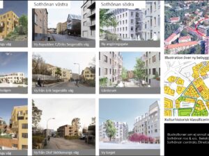 Villakvarteret Sothönan 3 i Aspudden omvandlas till flerbostadshus och centrumbebyggelse – Samfundet S:t Erik har yttrat sig och både avstyrker och tillstyrker förslaget