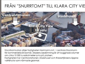 Öppet brev om projektet Klara City View på Norrmalm