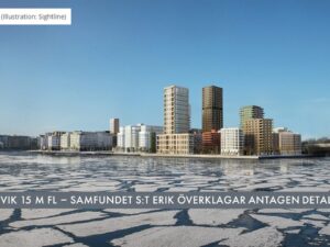 Samfundet S:t Erik överklagar antagen detaljplan för Marievik 15 m fl till Mark- och miljödomstolen