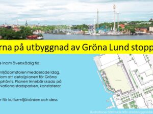 Utbyggnadsplanerna för Gröna Lund stoppas av Mark- och miljödomstolen