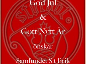 Samfundet S:t Erik har julstängt mellan 23 december och 9 januari