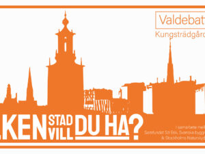 VALDEBATT OM STOCKHOLMS STADSBYGGANDE, KUNGSTRÄDGÅRDEN 31 AUGUSTI