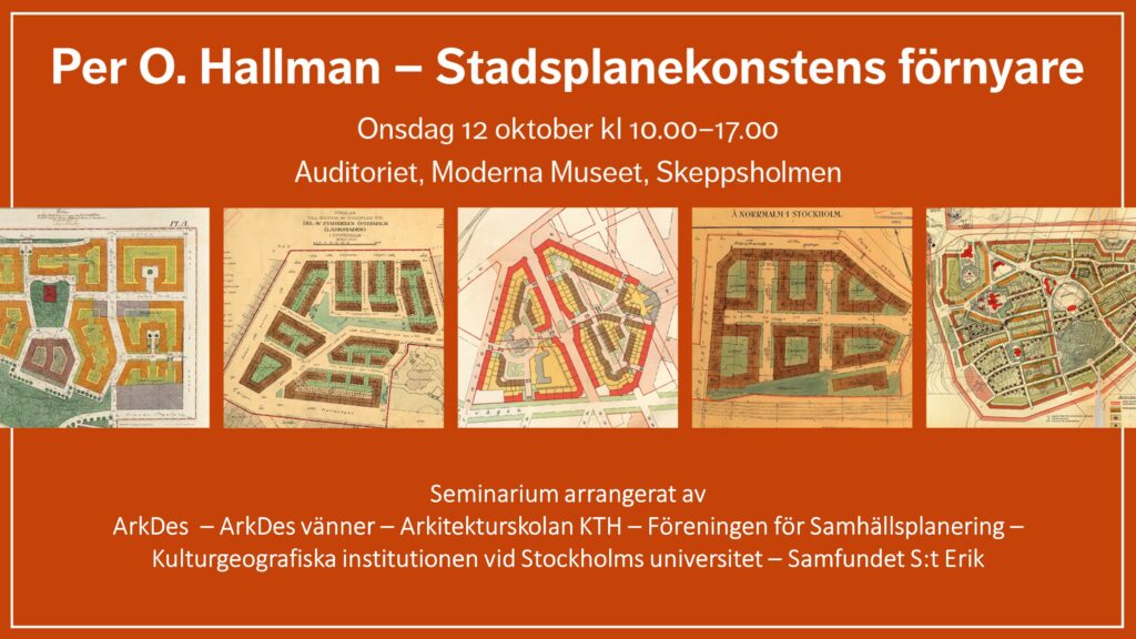 SEMINARIET OM PER O. HALLMAN ‒ NU TILLGÄNGLIGT DIGITALT!